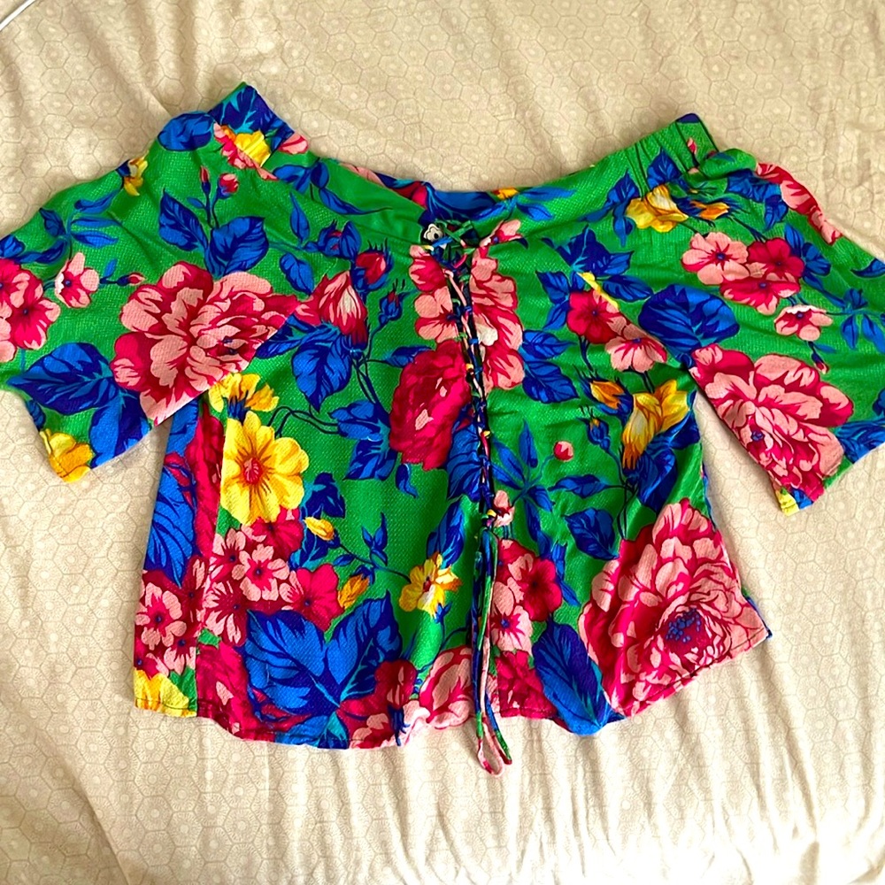 Farm Rio off shoulder top